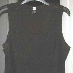 BROWN LACE Sleeveless Top Sz 18 - 20 Studio 1940